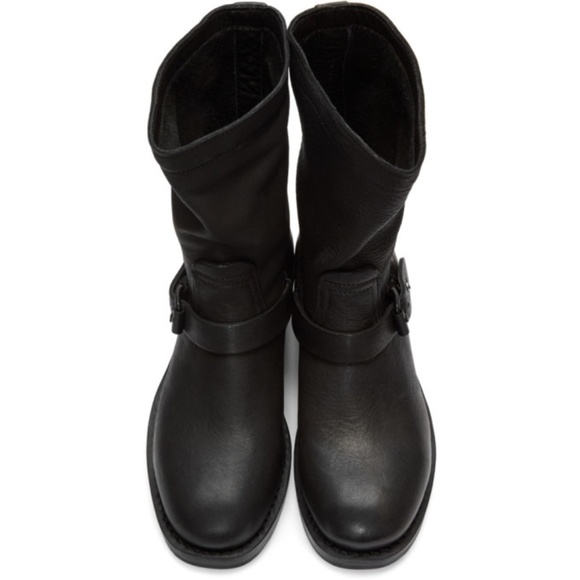Rag and Bone Black Oliver Moto Boots - Picture 12 of 12
